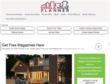 Tablet Screenshot of keralahouseplanner.com